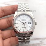 Copy Rolex 41mm Datejust II Watch White Dial Stainless Steel